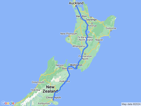 Christchurch to Auckland | Imoova
