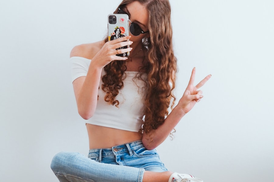 Influencer with reactions